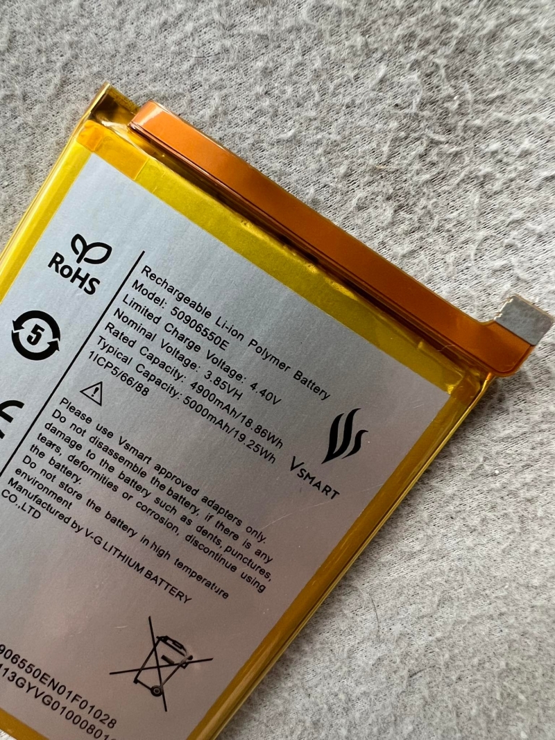 Pin Vsmart Star 5 50906550E Dung Lượng 5000 mAh Chính Hãng bảo hành 3 tháng 1 Đổi 1 Giao Hàng Nhanh toàn quốc, ráp pin lấy liền tiện lợi